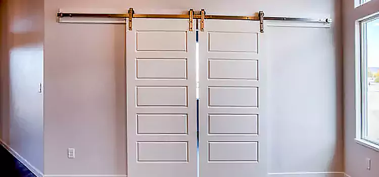 Glass Barn Door with Installation Hardware Kit El Segundo